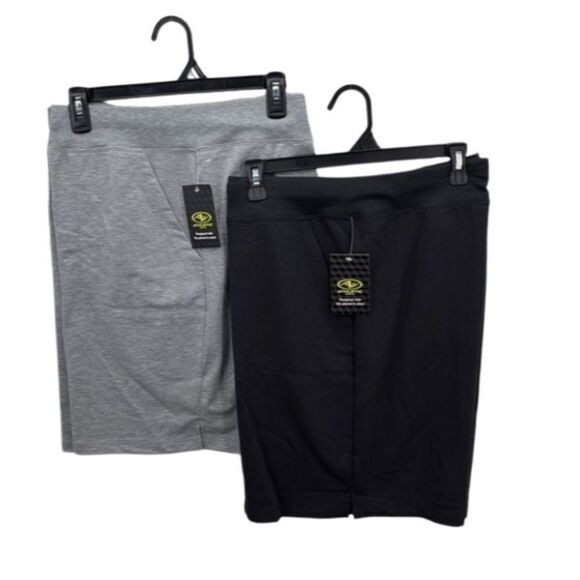 Women's French Terry Cloth Bermuda Shorts 2-Pack Size XXL - Picture 1 of 14